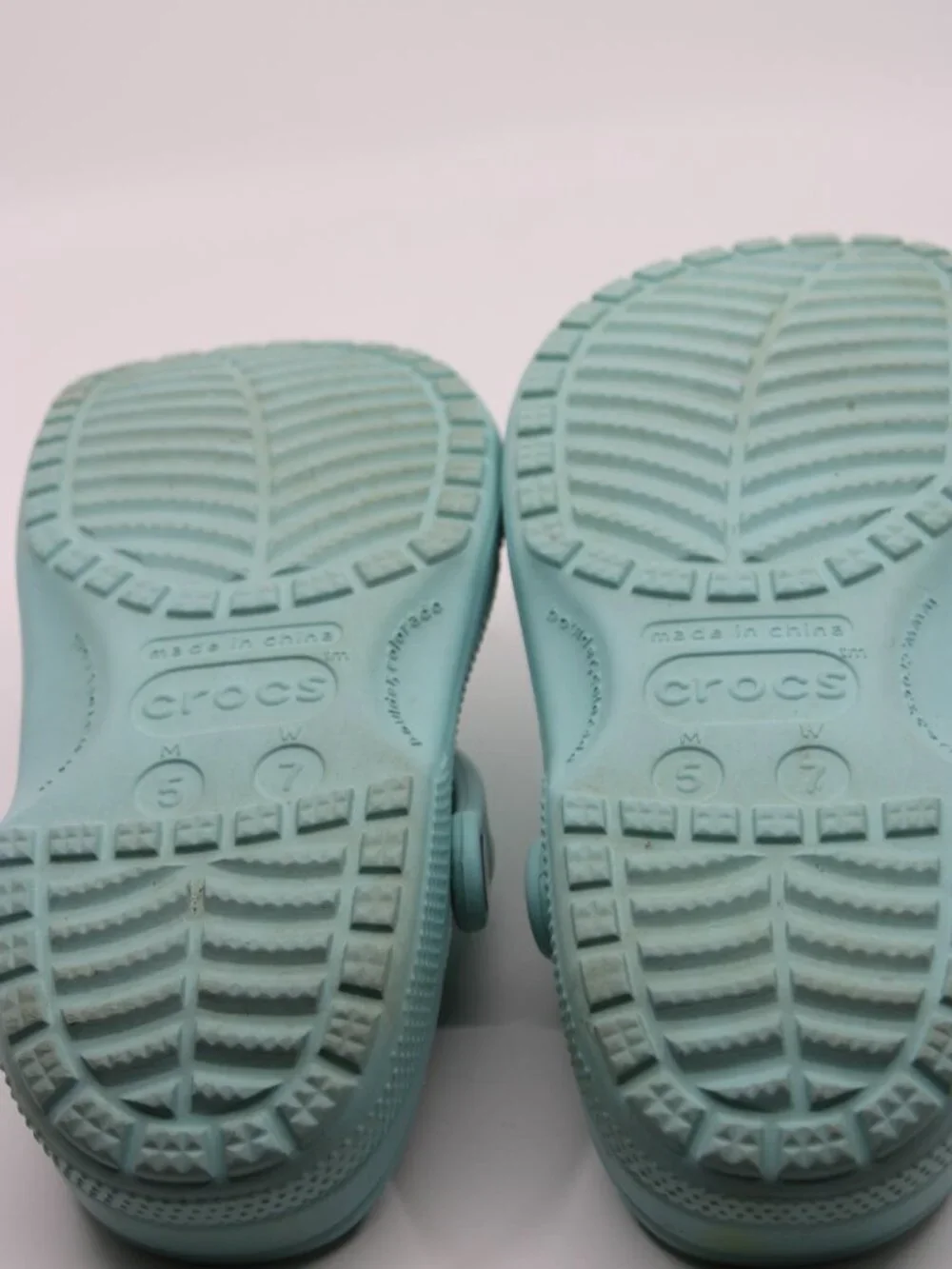 Crocs NWT Junior 5-7 (Women 6) Rubber Sandals Sky Blue Watter Summer Unisex